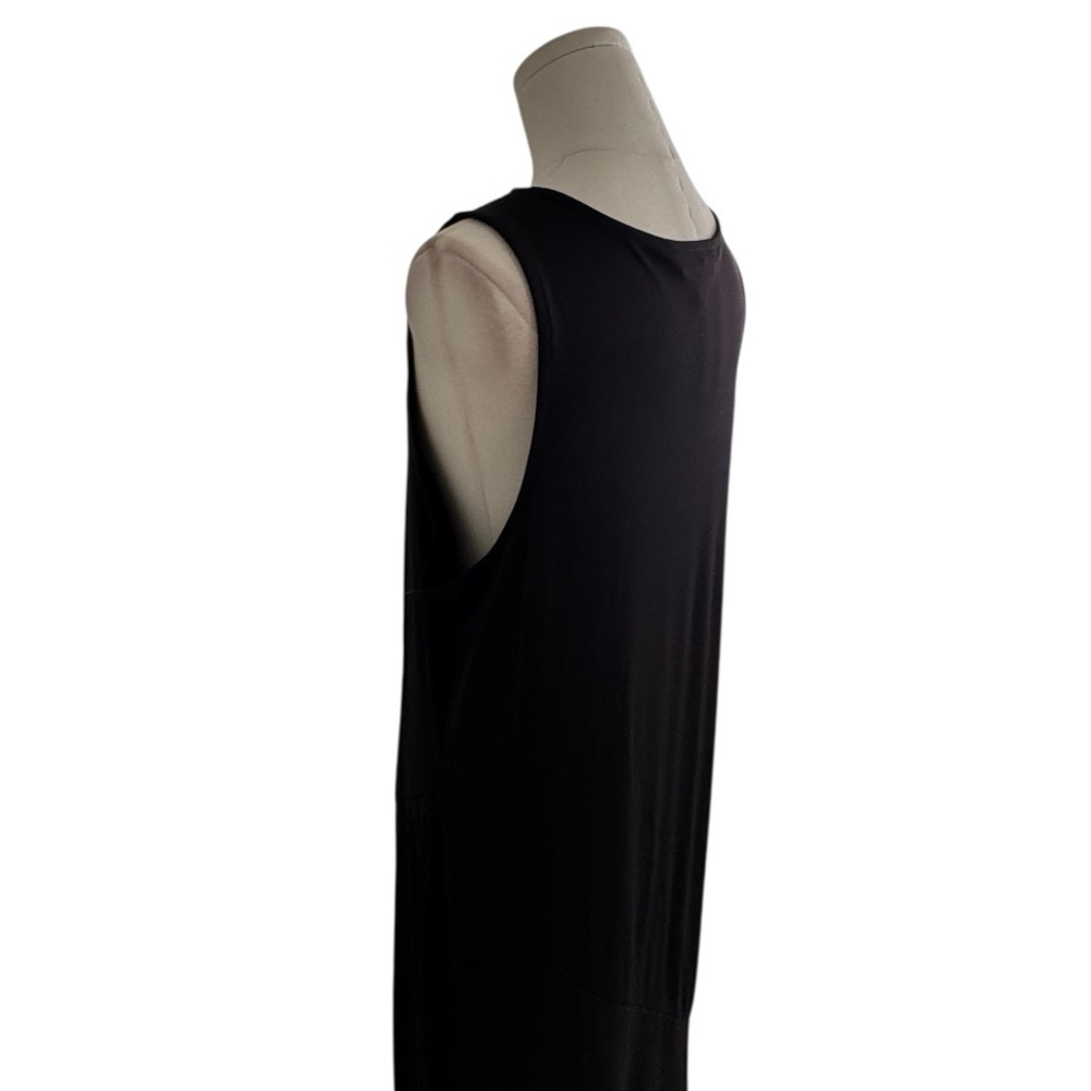 ELIZABETH AND JAMES Black Sleeveless Maxi‎ Dress Relaxed Fit Vacation Size XL - Picture 3 of 7